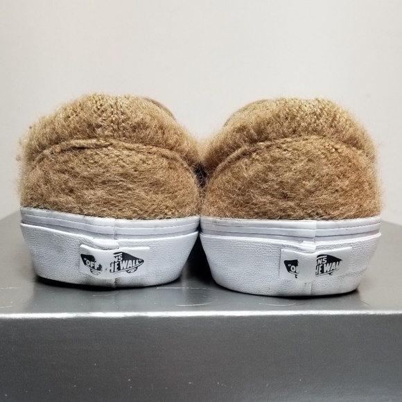 Vans X Ceremony Brown Wool Slip On Sz 8.5 supreme - Picture 4 of 7